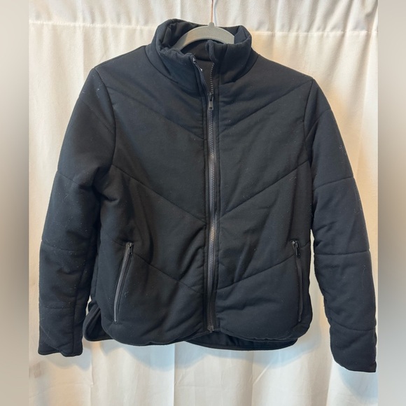 Three Dots Women’s Quilted Black Knit Jacket Size Small - Picture 1 of 4